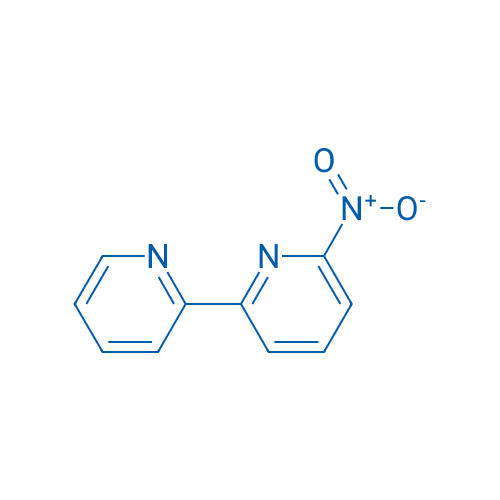 6-硝基-2,2'-联吡啶 结构式