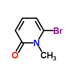 6-溴-1-甲基吡啶-2(1H)酮 结构式