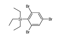 triethyl-(2,4,6-tribromophenyl)silane 结构式