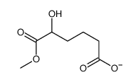 2-羟基己二酸 1-甲酯 结构式