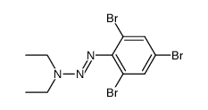 1-Triazene, 3,3-diethyl-1-(2,4,6-tribromophenyl)- 结构式