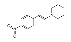 Piperidine, 1-[(1E)-2-(4-nitrophenyl)ethenyl]- 结构式