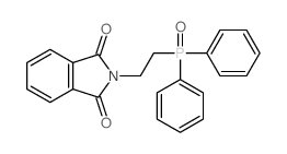 2-[2-(二苯基膦酰基)乙基]-1H-异吲哚-1,3(2H)-二酮 结构式