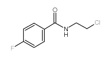 (2-氯乙基)-4-氟苯甲酰胺 结构式