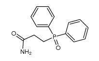 3-(二苯基膦酰基)丙酰胺 结构式