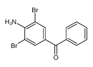(4-氨基-3,5-二溴苯基)(苯基)甲酮 结构式