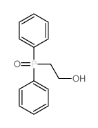 2-二苯基膦酰乙醇 结构式
