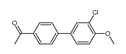 1-(3'-Chloro-4'-methoxy[1,1'-biphenyl]-4-yl)ethanone 结构式