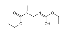 Carbamic acid, [[(ethoxycarbonyl)amino]methyl]methyl-, ethyl ester (9CI) 结构式
