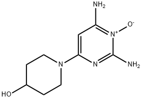 4-哌啶醇,1-(2,6-二氨基-1-氧化-4-嘧啶基)- 结构式