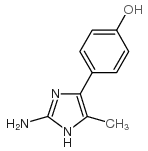4-(4-羟基苯基)-5-甲基-1,3-噻唑-2-胺 结构式