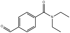 N,N-二乙基-4-甲酰苯甲酰胺 结构式