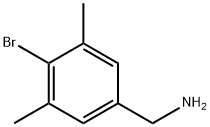 4-溴-3,5-二甲基苄胺 结构式