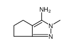 2-甲基-2,4,5,6-四氢环戊[c]吡唑-3-胺 结构式
