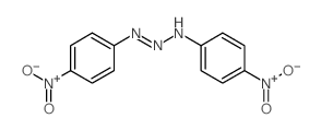 1,3-双(4-硝基苯基)-1-三氮烯 结构式