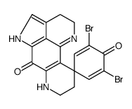 2',3',5',7',8',9'-Hexahydro-3,5-dibromospiro[2,5-cyclohexadiene-1,10'(6'H)-pyrrolo[4,3,2-de][1,7]phenanthroline]-4,6'-dione 结构式