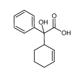 α-2-环己烯-1-基-α-羟基苯乙酸 结构式