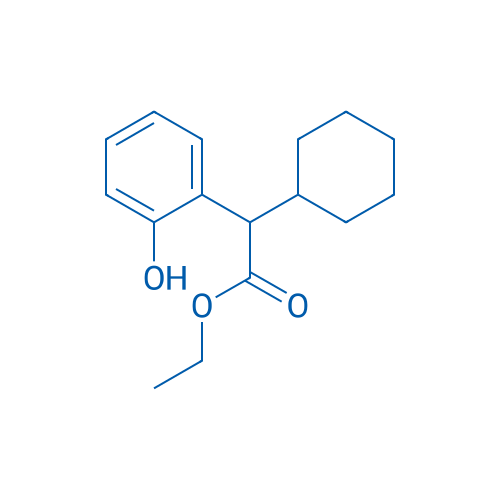 2-环己基-2-羟基苯乙酸乙酯 结构式