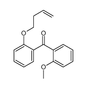 Methanone, [2-(3-buten-1-yloxy)phenyl](2-methoxyphenyl)- 结构式