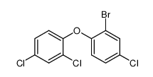 Benzene, 2-bromo-4-chloro-1-(2,4-dichlorophenoxy)- 结构式