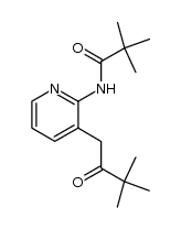 N-[3-(3,3-二甲基-2-氧代丁基)-2-吡啶基]-2,2-二甲基丙酰胺 结构式