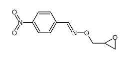 4-硝基苯甲醛 O-(2-环氧乙烷基甲基)肟 结构式