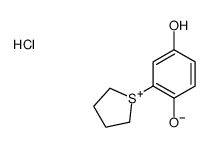 1-(2,5-二羟基苯基)四氢噻吩鎓氯化物 结构式