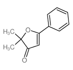 2,2-二甲基-5-苯基-3(2H)-呋喃酮 结构式