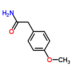 4-甲氧基苯乙酰胺 结构式
