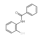 N-(2-巯基苯基)苯甲酰胺 结构式