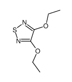 3,4-二乙氧基-1,2,5-噻二唑 结构式