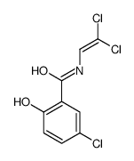 5-氯-N-(2,2-二氯乙烯基)-2-羟基苯甲酰胺 结构式