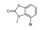 4-溴-3-甲基-2(3H)-苯并噻唑酮 结构式