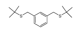 1,3-双[(叔丁基硫基)甲基]苯 结构式