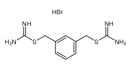 Carbamimidothioic acid, S,S'-[1,3-phenylenebis(methylene)] ester, hydrobromide (1:2) 结构式