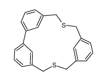 8,16-Dithiatetracyclo[16.3.1.12,6.110,14]tetracosa-1(22),2,4,6(24),10,12,14(23),18,20-nonaene 结构式