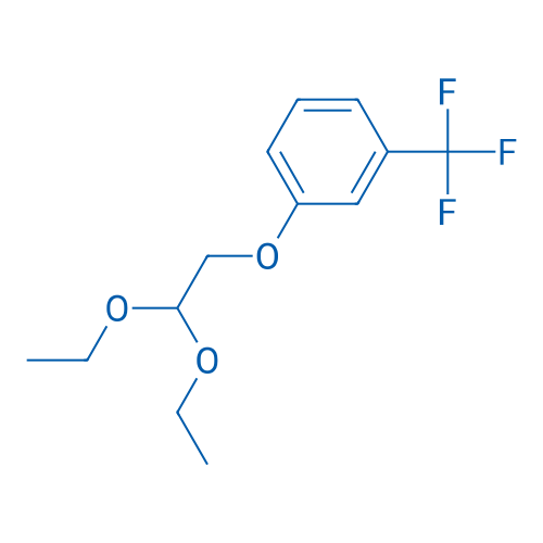 1-(2,2-二乙氧基乙氧基)-3-三氟甲基苯 结构式