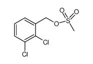 2,3-二氯苄基甲磺酸酯 结构式