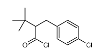 4-氯-α-(1,1-二甲基乙基)苯丙酰氯 结构式