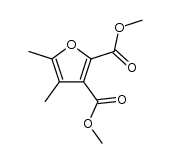 4,5-二甲基-2,3-呋喃二羧酸二甲酯 结构式
