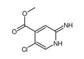 2-氨基-5-氯异烟酸甲酯 结构式