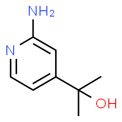 2-(2-氨基-4-吡啶基)-2-丙醇 结构式