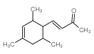 4-(2,4,6-三甲基-3-环己烯-1-基)-3-丁烯-2-酮 结构式