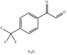 4-(三氟甲基)苯基乙二醛水合物 结构式