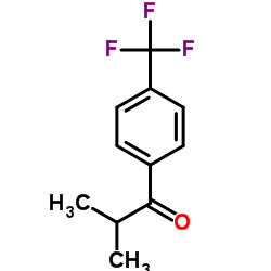 2-甲基-1-[4-(三氟甲基)苯基]丙-1-酮 结构式