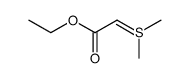 Ethyl (Dimethylsulfuranylidene)acetate 结构式