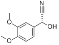 2-(3,4-二甲氧基苯基)-2-羟基乙腈 结构式