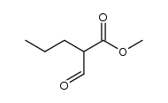 2-甲酰基戊酸甲酯 结构式