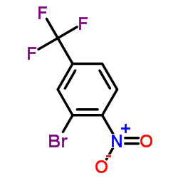 2-溴-1-硝基-4-(三氟甲基)苯 结构式