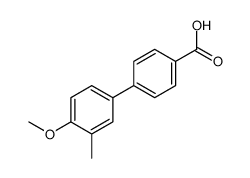 4-(4-Methoxy-3-methylphenyl)benzoic acid 结构式